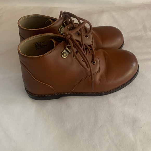 Janie and Jack Brown Kids Boots - Picture 4 of 10